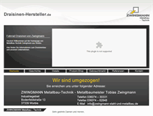 Tablet Screenshot of draisinen-hersteller.de